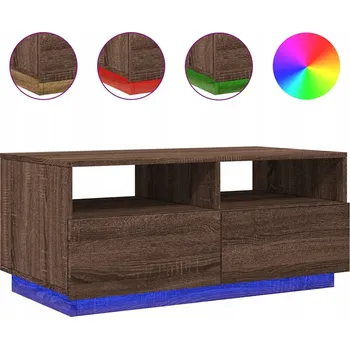 Konferenční stolek Konferenční stolek Zakito Home obdélníkový 90 x 49 x 40 cm, odstíny hnědé