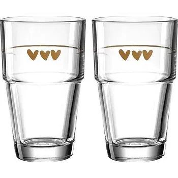 Sklenice Leonardo Solo sklenice Herzen 420 ml 2 ks