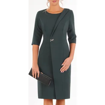 Dámské šaty Klasické midi koktejlové šaty Carla Moreno velikost 50