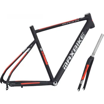 rám kola rámový set Maxbike Road 480mm + vidlice Carbon černý
