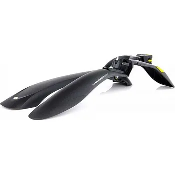 Blatník na kolo blatníky 24"-29" Simpla HAMMER 2 set černo žluté