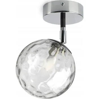 Závěsné stropní svítidlo Stropní Svítidlo Skleněná koule - EG1 Texture Chrome LED G9