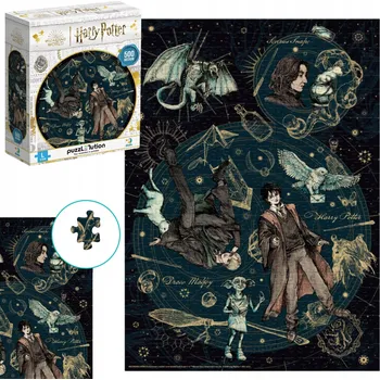 Puzzle Puzzle Harry Potter Skládačka Sada 500 Barevných Dílků Magie