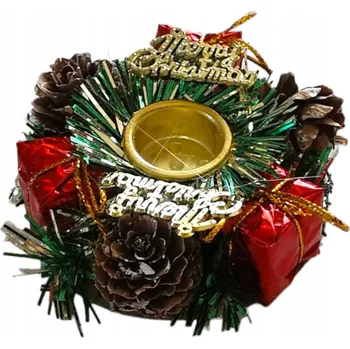 Svícen VÁNOČNÍ SVÍCEN na dlouhou dekorace dárek