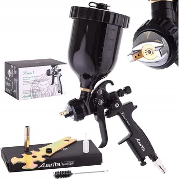 Stříkací pistole LAKOVACÍ PISTOLE PRO MALOVÁNÍ HVLP 1,7 mm AUARITA LION-1-1.7