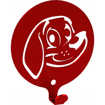 Věšák Šatní ramínko kovový Domer odstíny červené