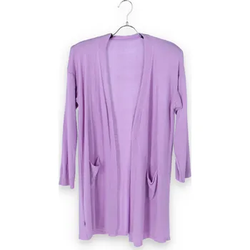 Dámský svetr Kardigan středně dlouhý 252 Itálie barva: fialová-lila