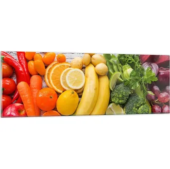 Obraz Obraz na skle do obýváku ložnice 90x30 gastronomie obrazy na zeď sklo