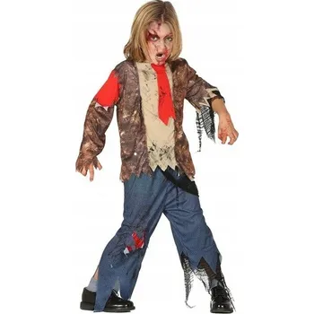 Karnevalový kostým KOSTÝM CHLAPEC ZOMBIE HALLOWEEN 116 vícebarevná 116