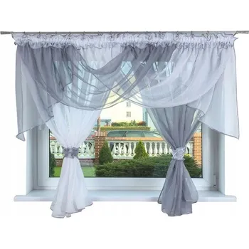 Záclona Hotová Záclona GENUA 400x150 VOÁL Záclona Voda