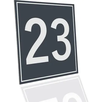 Obraz HLINÍKOVÁ ADRESNÍ TABULKA S ČÍSLEM DOMU 24x24