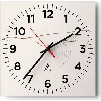 Hodiny Nástěnné hodiny do obýváku 40x40 Abstrakce Tiché hodiny Skleněné hodiny Bez hlučnosti