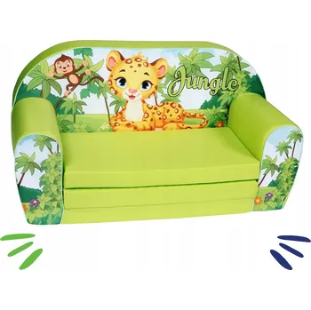 Pohovka Dětské křeslo Delsit DT2 zelené