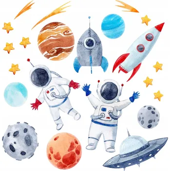 Obraz Sada samolepek na zeď Drukant MT-KOS-S Vesmír