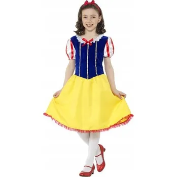 Karnevalový kostým KOSTÝM PRO DÍVKU PRINCEZNA SNĚHURKA ŠATY VELIKOST 116