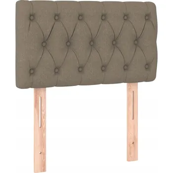 Čelo postele taupe 80x7x78/88 cm
