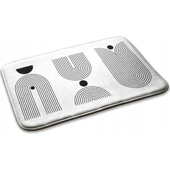 Rohožka Velká vnitřní rohožka před dveře do kuchyně Geometrická 90x60 cm