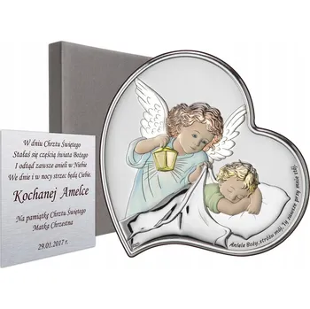 Obraz Stříbrný obrázek Anděl Tvůj Anděl strážný suvenýr