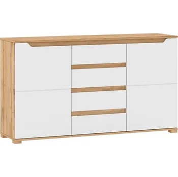 Komoda Komoda Vincent 150cm Bílá/Dub Wotan