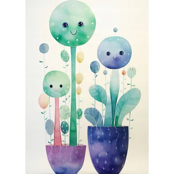 Plakát Plakát Usmívající se Galaxie bez rámu 21 x 29,7 cm