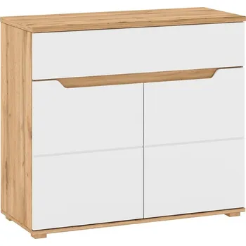 Komoda Komoda Vincent 80cm Bílá/Dub Wotan