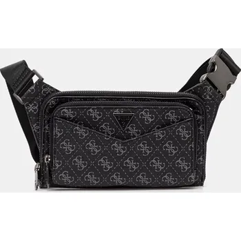 Ledvinka Ledvinka Guess SIENA černá barva, HMSILO P5114 HMSILO.P5114 99A, vel. ONE SIZE