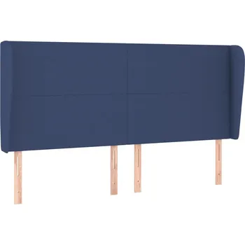 Čelo postele s ouškami 203x23 cm modré