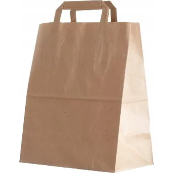 Nákupní taška Papírová taška velká s uchem 320x160x420mm 10 Ks.