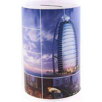 Pokladnička PRÁZDNINOVÉ ÚSPORY KASIČKA PLECHOVKA