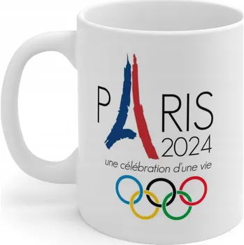Keramický hrnek 330 ml Vícebarevný hrnek Olympic Games Paris 2024