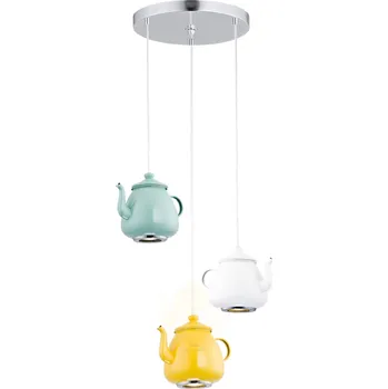 Argon Jamajka závěsné svítidlo 3x5 W bílá-mátová-žlutá 1326