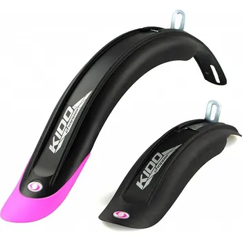 Blatník na kolo blatníky 20" Simpla KIDO černo-růžové set