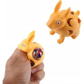 Hračka pro nejmenší VELIKONOČNÍ ZAJÍČEK MAČKACÍ HRAČKA SENZORICKÁ HRAČKA RŮZNÉ BARVY