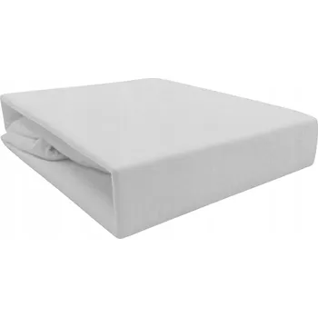 Prostěradlo Prostěradlo JERSEY bavlněné s gumou 90x200 popelavě šedé