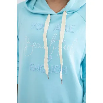 Dámská mikina Dámská bavlněná mikina s kapucí Beautiful K-Fashion, UNI i519_27889-U