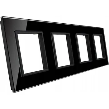 Elektrická zásuvka Anténní, elektrická, internetová a USB zásuvka do zdi BarON černá