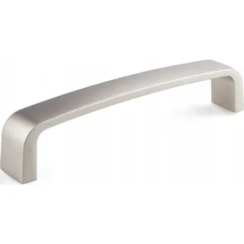 Nábytkové kování Nábytková úchytka klasická stříbrná saténová 13,6 x 2 x 2,85 cm