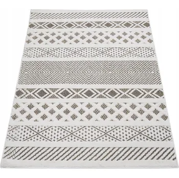 Koberec KOBEREC MĚKKÝ DO OBÝVÁKU LOŽNICE MODERNÍ KOBERCE SHAGGY SILNÝ 3D BOHO 80X120