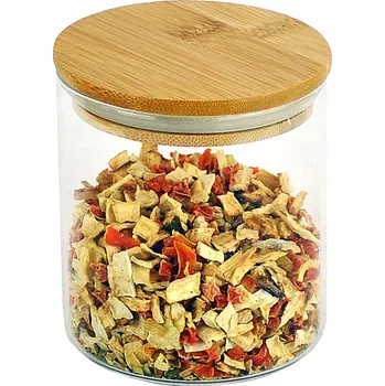 Dóza na potraviny Skleněná zavařovací sklenice o objemu 500 ml na potraviny koření