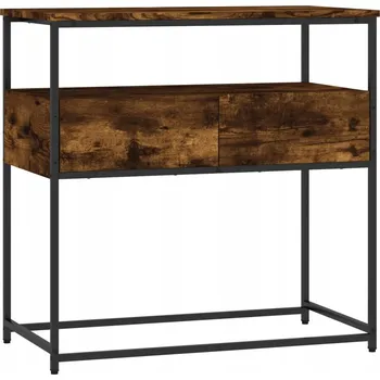 Konferenční stolek Konzolový stolek dřevěný 75x40x75 cm, dub