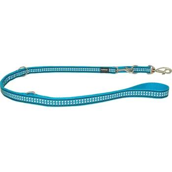 Vodítko pro psa Vodítko RED DINGO reflexní velké přepínací 2m/2,5cm tyrkysová