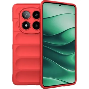 Pouzdro na mobilní telefon Magic Shield obal, Xiaomi Redmi Note 14 Pro 5G / Poco X7, červený