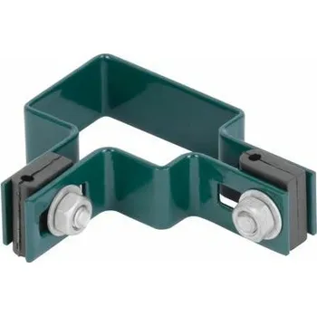 Příslušenství pro plot Objímka Strend Pro EUROSTANDARD, 60x40 mm, rohová, antracit, Zn+PVC, RAL7016, na hranatý stĺpik