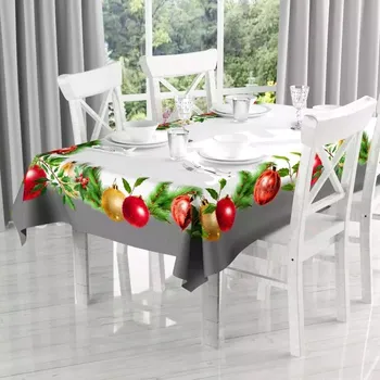 Prostěradlo Ubrus z voálové tkaniny s potiskem Barevné koule o rozměrech 140 x 180 cm.