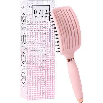 kartáč na vlasy Kartáč na rozčesávání vlasů Ovia Pastel Pink