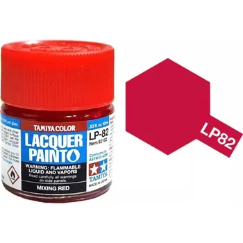Modelářská barva Tamiya Lacquer LP-82 Mixing Red 10ml