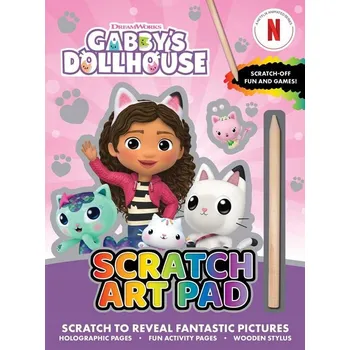 omalovánky Škrabací omalovánka Gábinin Kouzelný Domek Gabby's Doll House pro děti