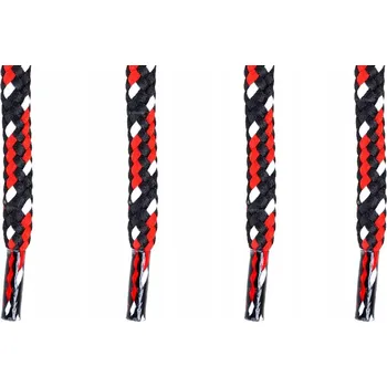 Pracovní obuv ČERNO-ČERVENÉ tkaničky do bot, mix barev, pro outdoorové boty Adidas, šněrovadla 180 cm