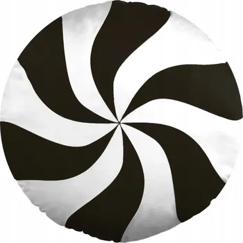 Polštář Polštář VÁNOČNÍ vzor XM19 | Černý bonbón