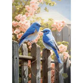 Plakát Plakát Jaro za dveřmi bez rámu 21 x 29,7 cm